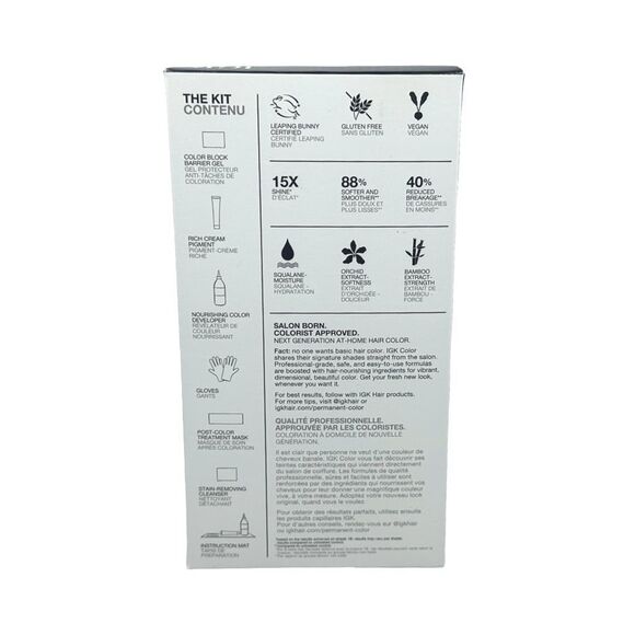 IGK Color Permanent Color Kit - 4N Original Brown / Brown Black - Picture 6 of 8